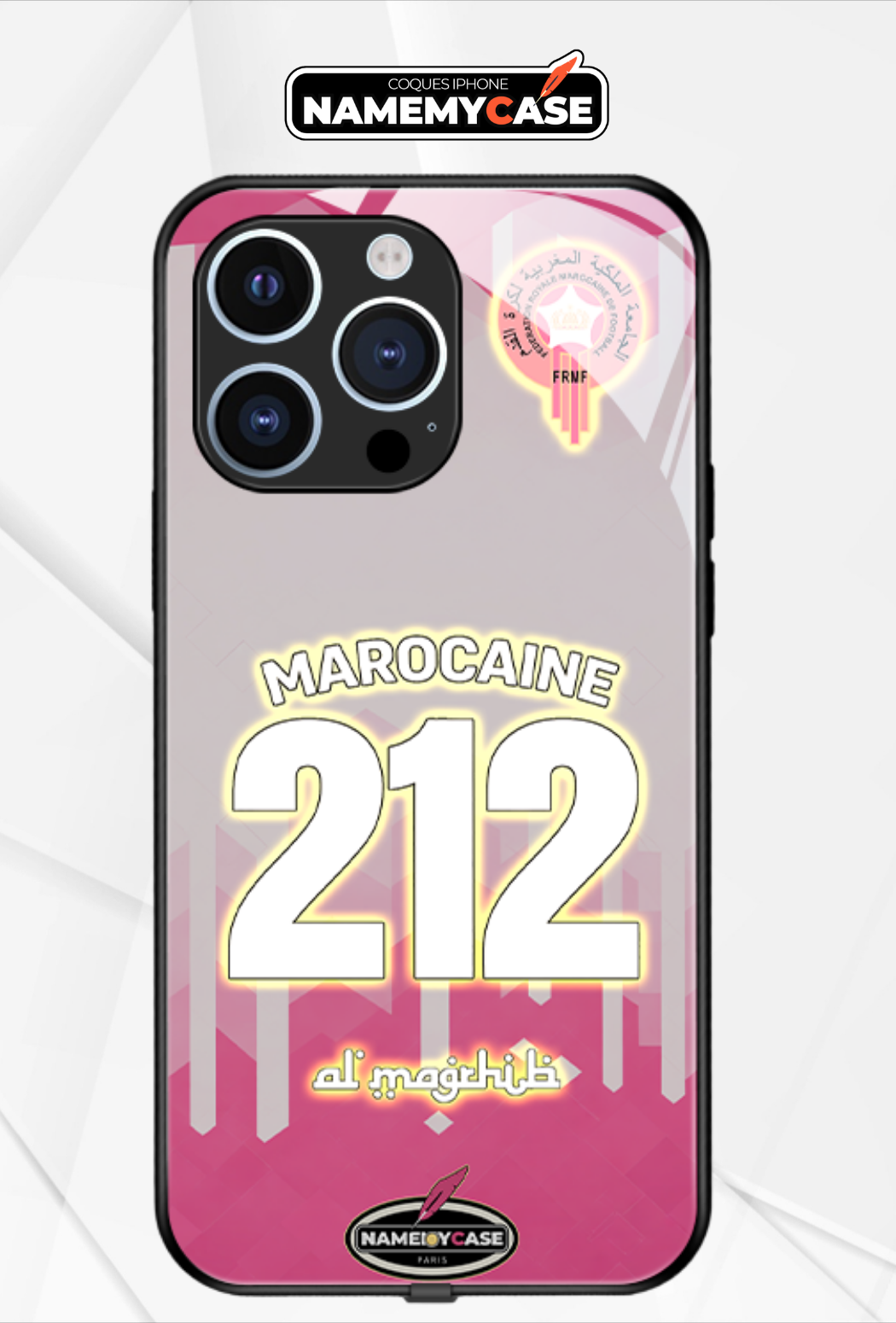 LED Light-Up iPhone Case- 212 Moroccan