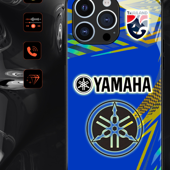 LED Light-Up iPhone Case- Yamaha Bleue