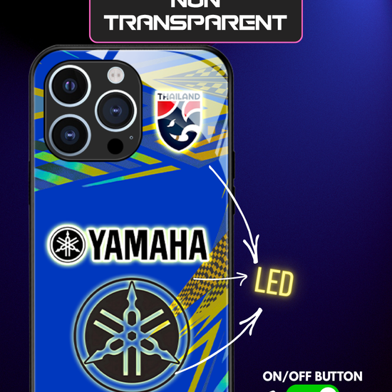 LED Light-Up iPhone Case- Yamaha Bleue