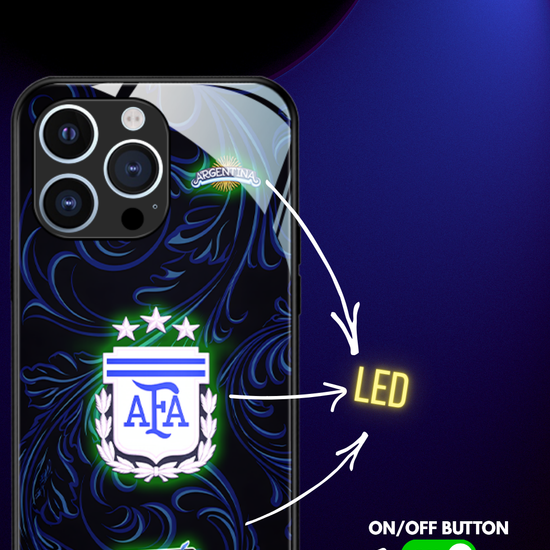 LED Light-Up iPhone Case - World Cup Jersey Argentina