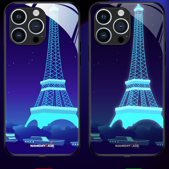 LED Light-Up iPhone Case - Eiffel Tower