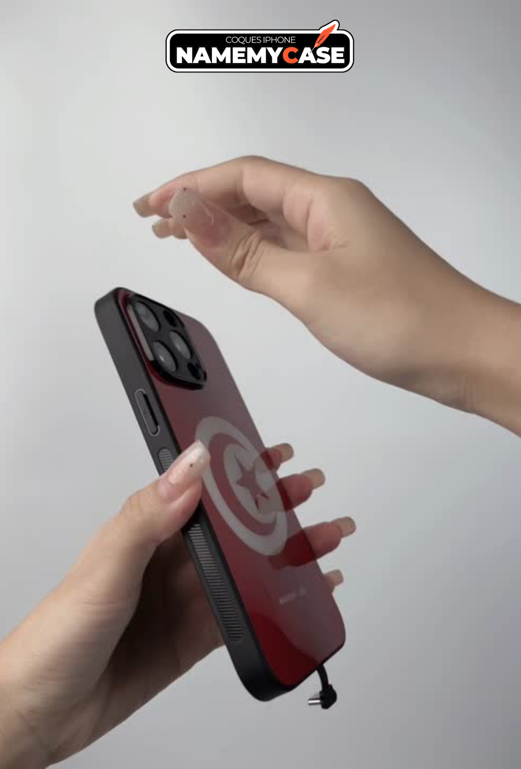 LED Light-Up iPhone Case - Tunisia Flag