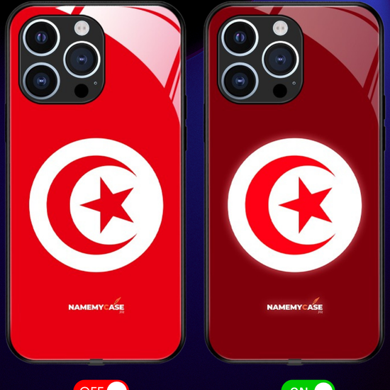 LED Light-Up iPhone Case - Tunisia Flag