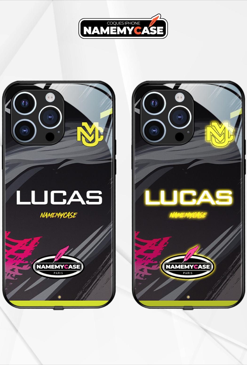 Custom LED light-up iPhone case - NMC