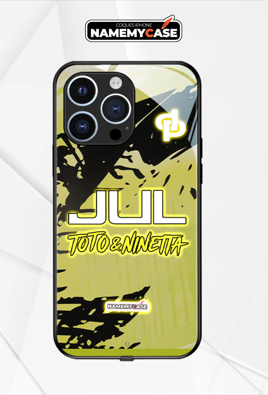 LED Light-Up iPhone Case- JUL Yellow