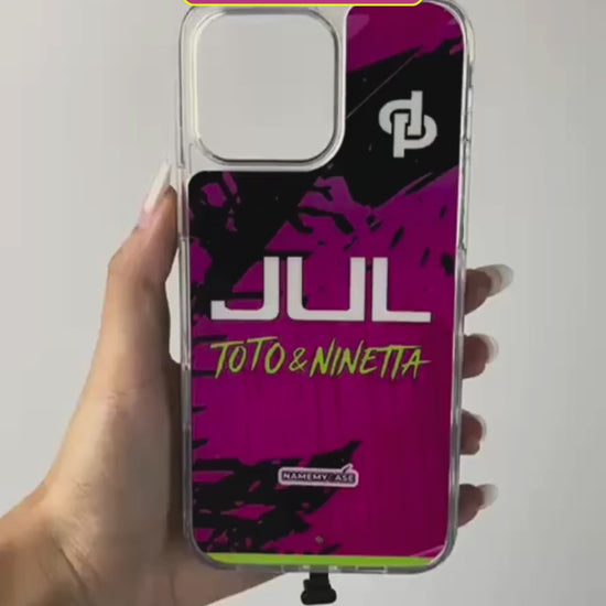 LED Light-Up iPhone Case- JUL Pink