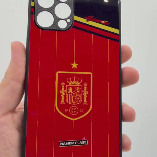 LED Light-Up iPhone Case - World Cup Jersey Spain