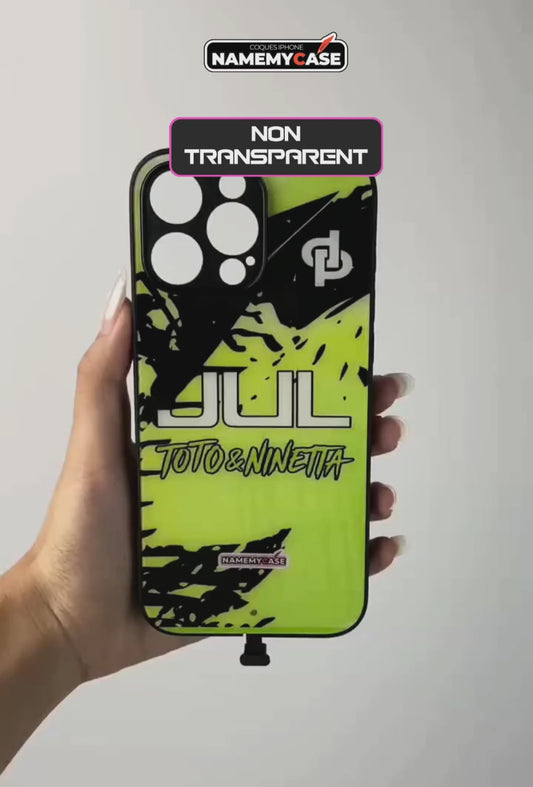 LED Light-Up iPhone Case- JUL Yellow